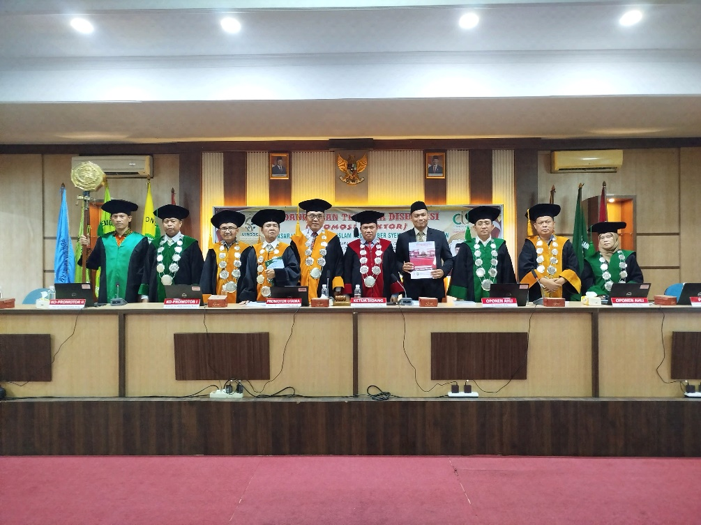 PELAKSANAAN SIDANG TERBUKA PROGRAM STUDI PAI S3 PROGRAM PASCASARJANA UIN SIBER SYEKH NURJATI CIREBON