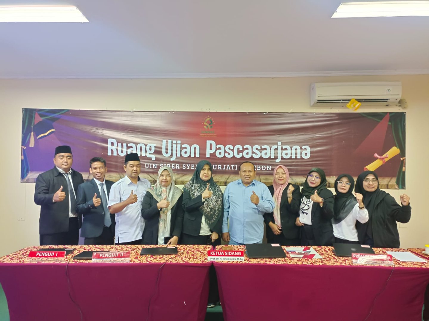 Akselerasi Mutu Akademik, Pascasarjana UIN Siber Syekh Nurjati Cirebon Gelar Sidang Uji Seminar Hasil Penelitian Disertasi Gelombang I
