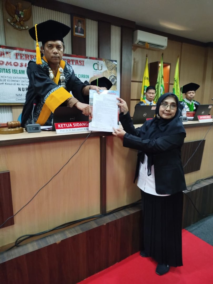 Soroti Program Green & Blue Economy di Al-Zaytun, Pascasarjana UIN Siber Syekh Nurjati Gelar Sidang Terbuka Nuraeni